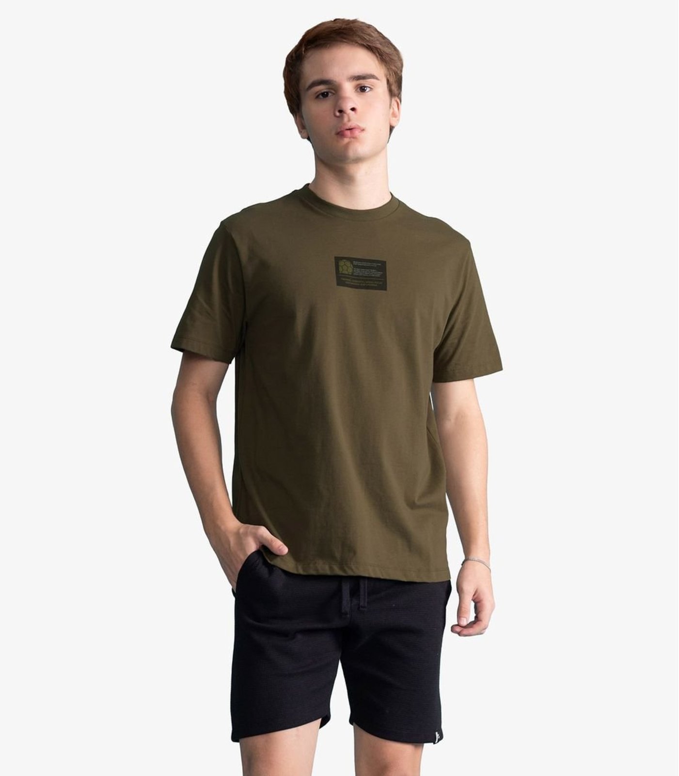 Infantil - Camiseta Masculina Meia Malha Com Estampa Minty Verde