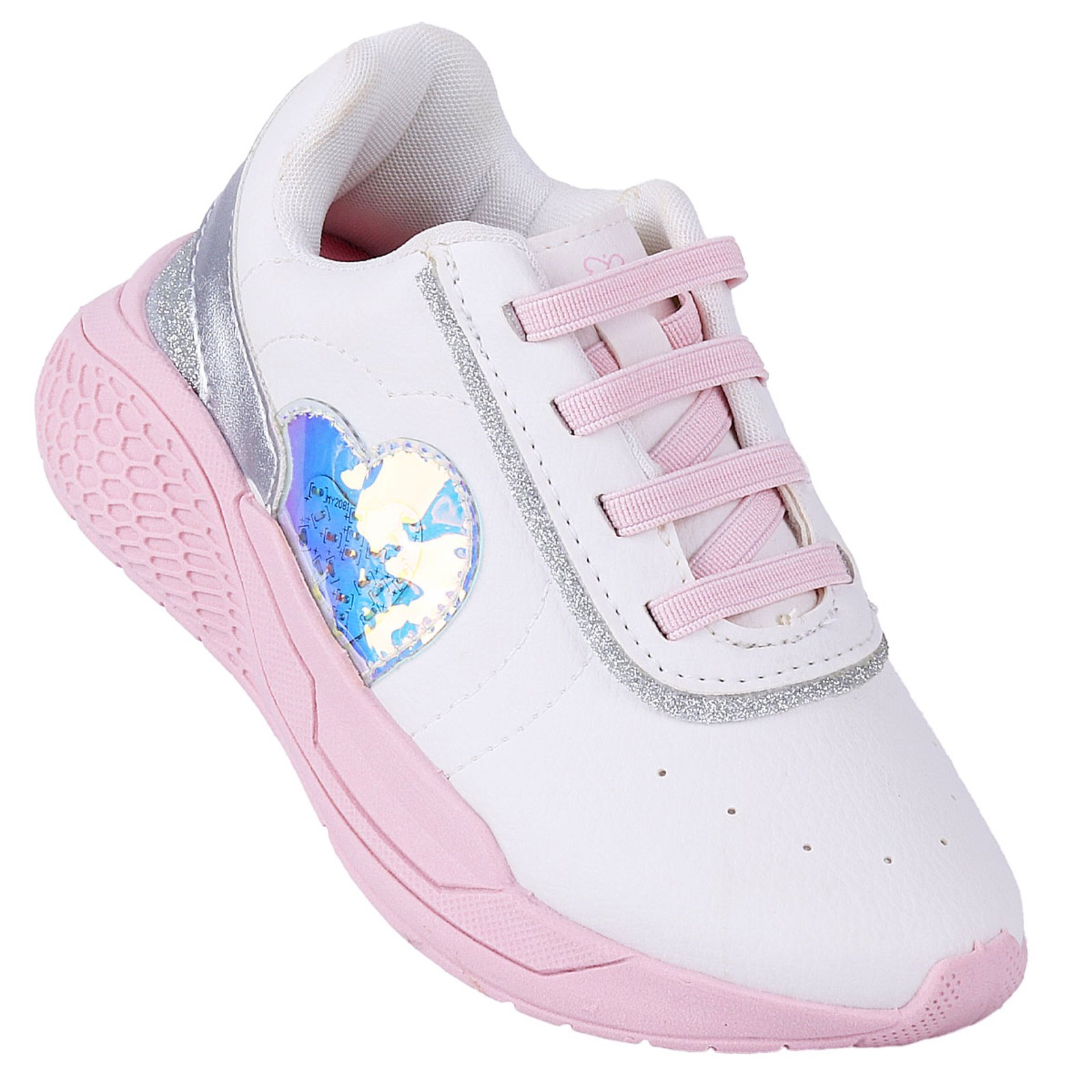 Infantil - Tênis Feminino Worldcolors Jogging Light - Branco