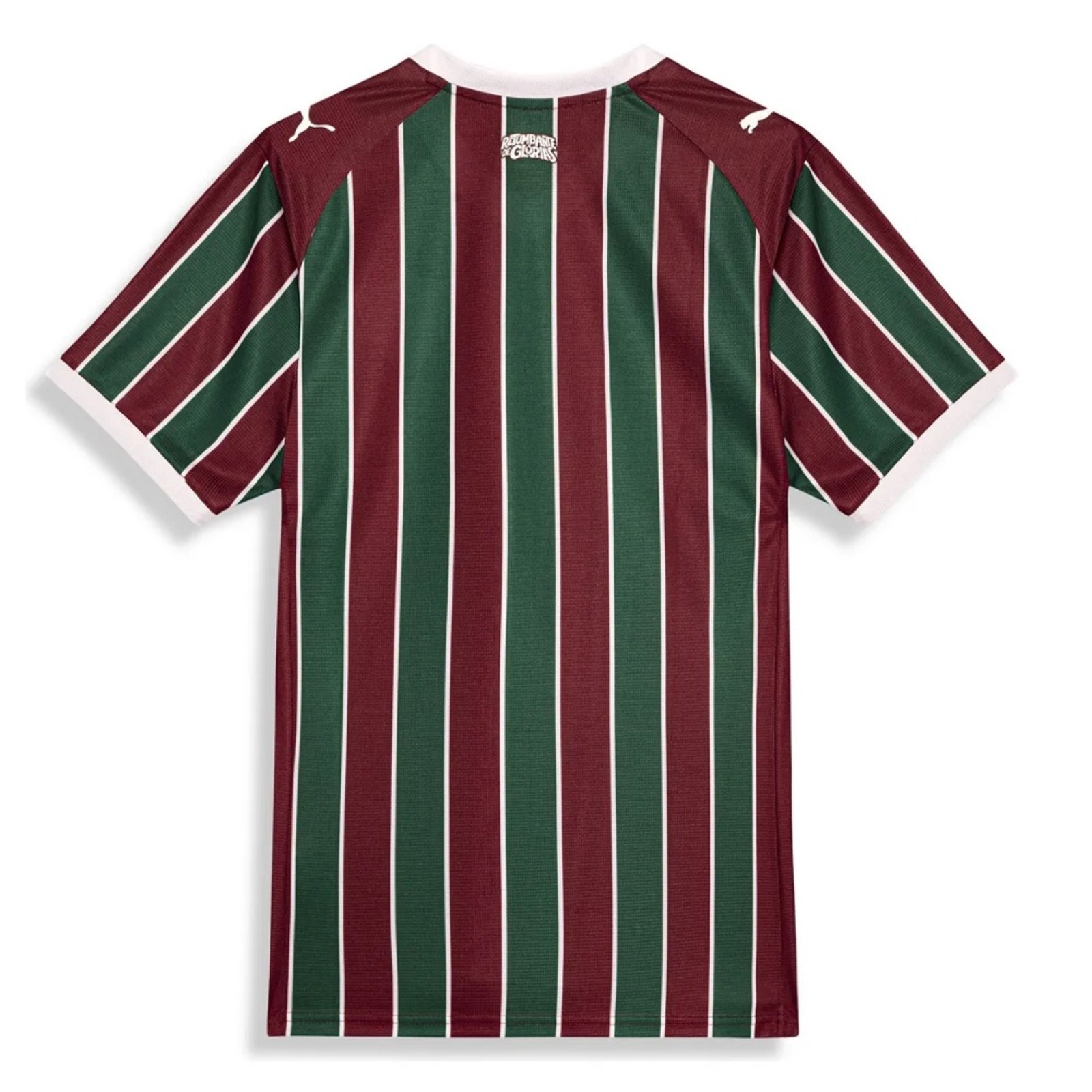 Vista 3 Camisa Puma Fluminense HOME 2026 Torcedor Masculina verde militar Puma verde militar