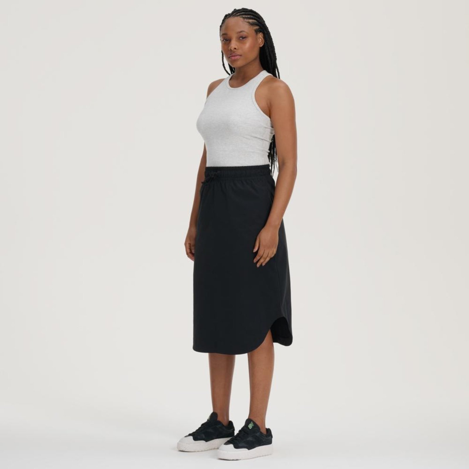 Saia Midi Twill Feminina