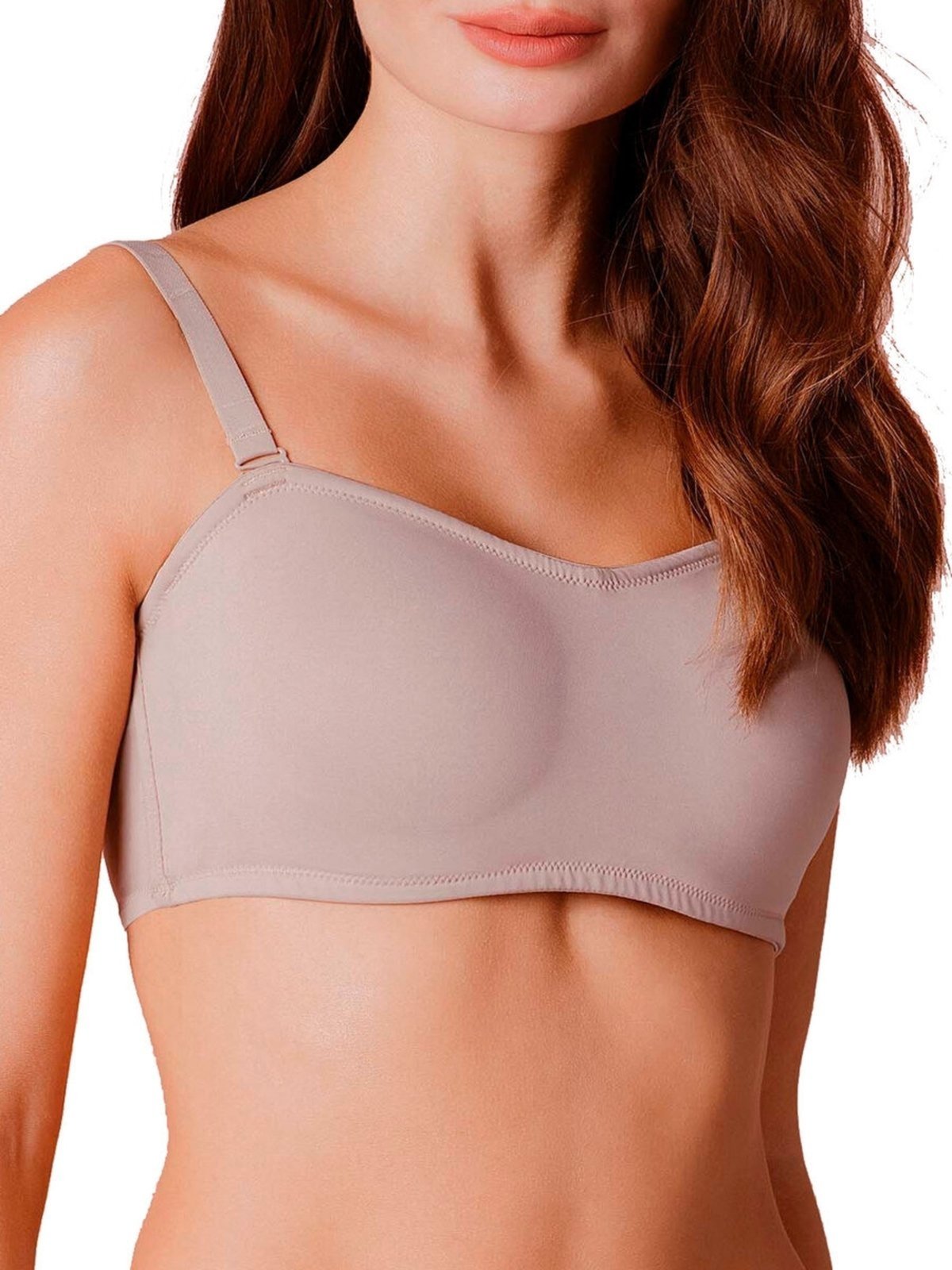 Sutiã Bustiê com Aro e sem Bojo W Triumph Shape Sensation 24865 Bege