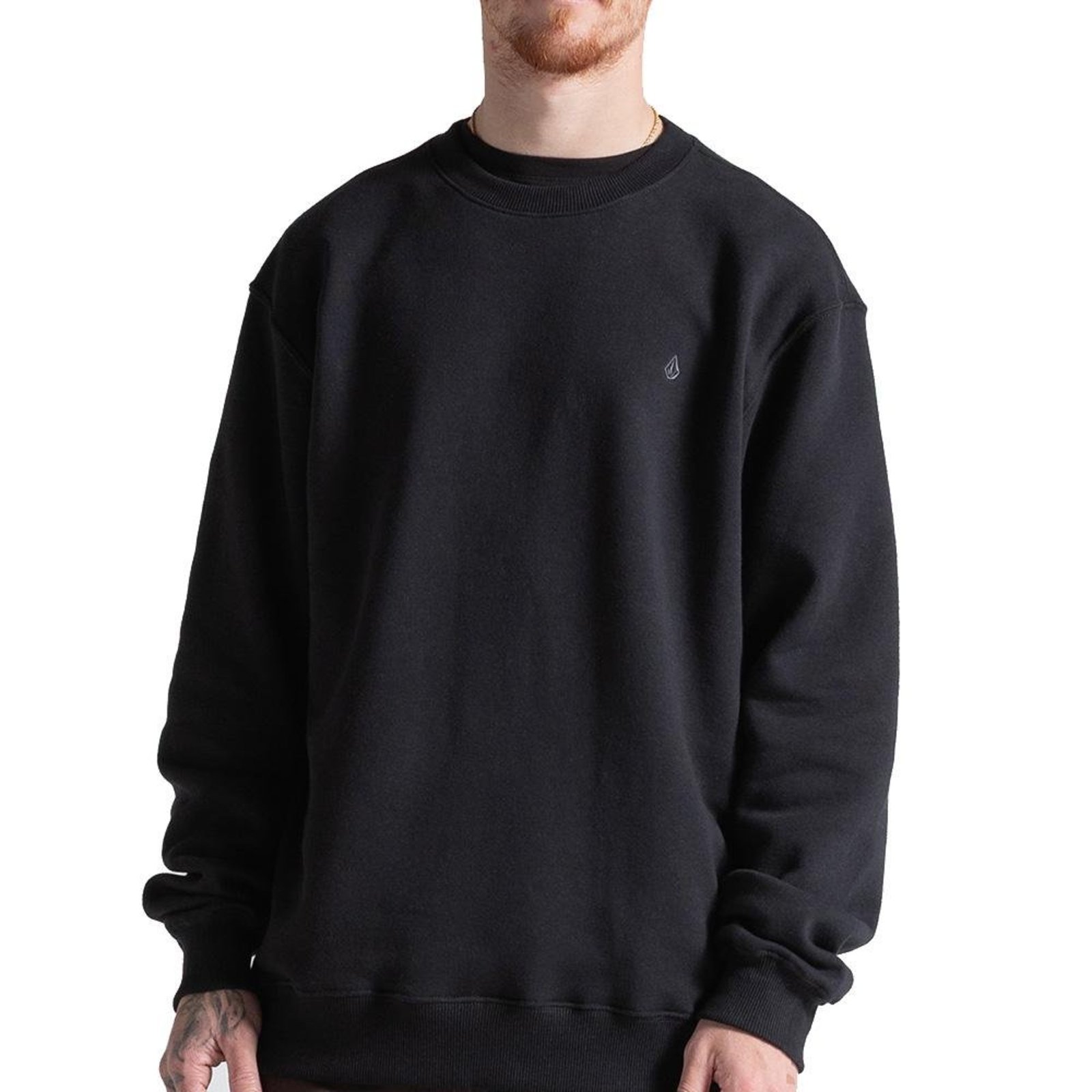 Moletom Volcom Careca Single Stone WT26 Masculino Preto