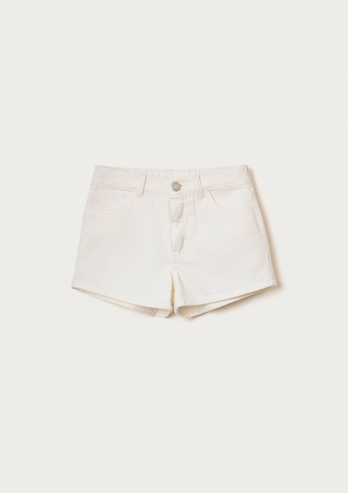 Infantil - Shorts Menina Barra Desfiada Em Sarja Hering
