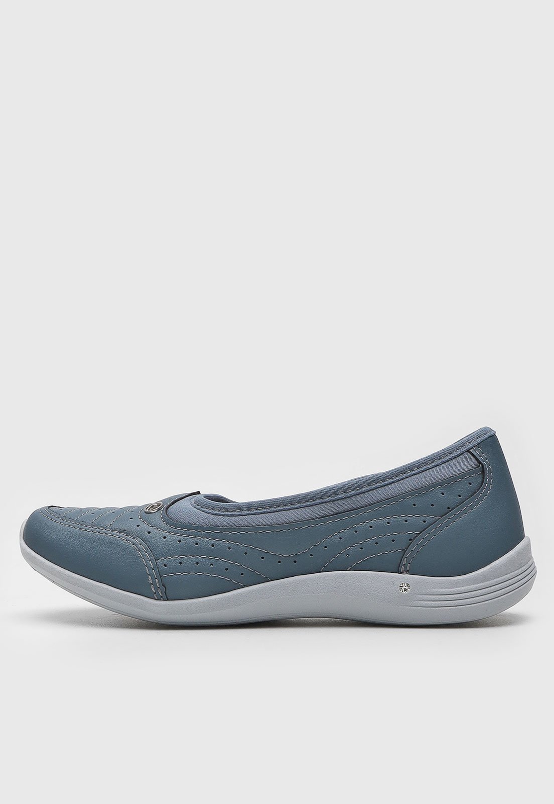 Vista 2 Slipper Kolosh Recortes azul Kolosh azul