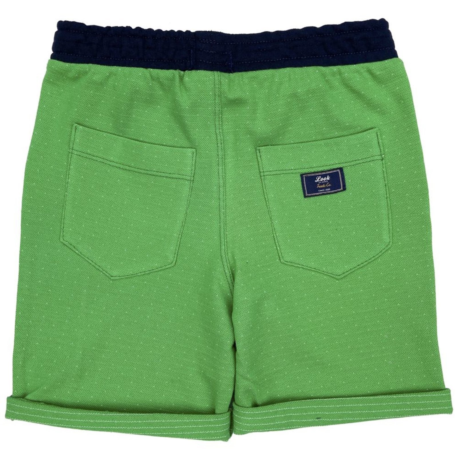 Vista 3 Infantil - Shorts Look Jeans Moletom verde Look Jeans verde
