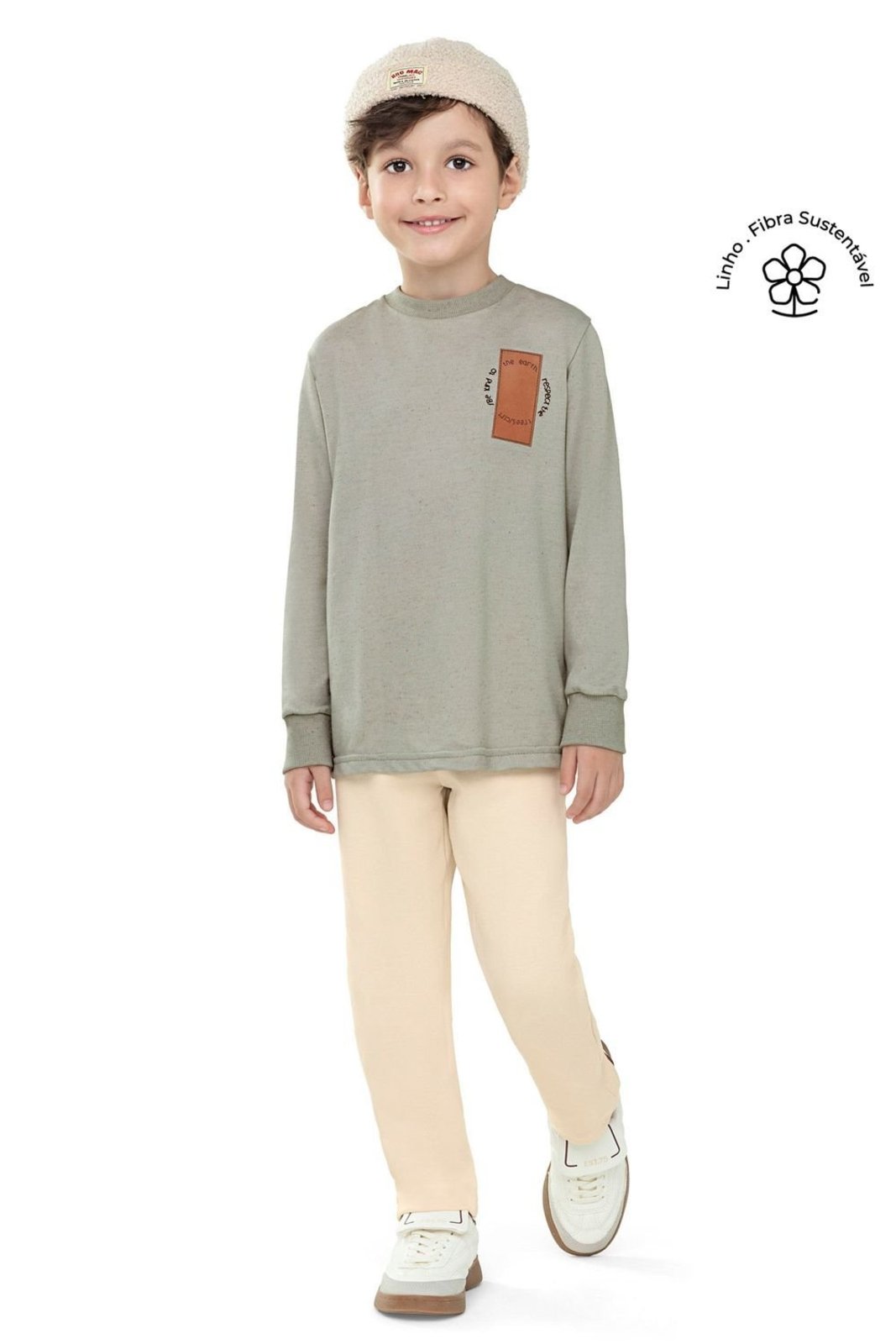Infantil - Conjunto Longo Menino Bordado Colorittá Verde