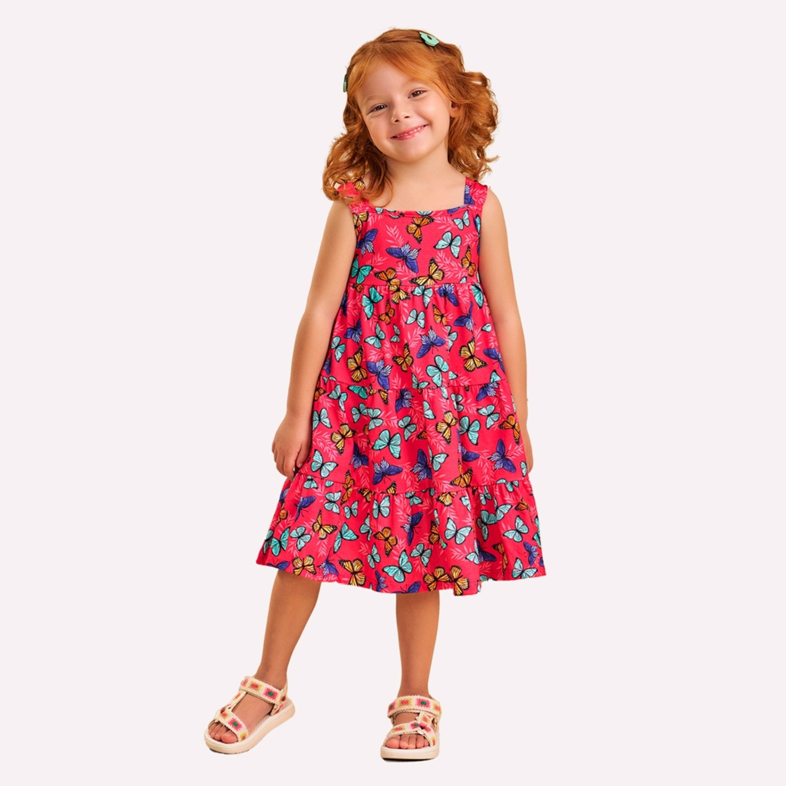 Infantil – Vestido Menina Borboletas Nanai