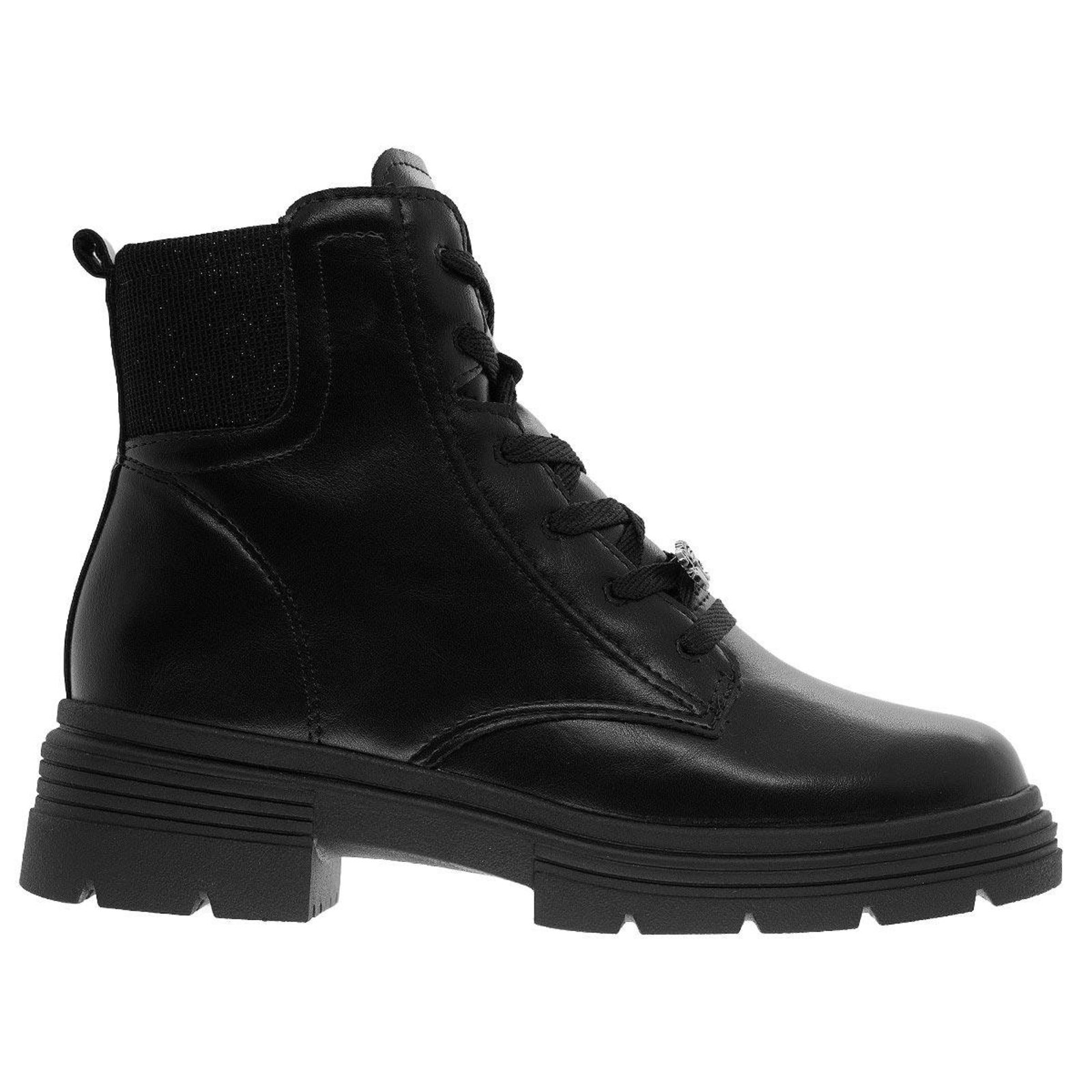 Infantil - Bota Coturno Menina Pink Cats V6081 Preta