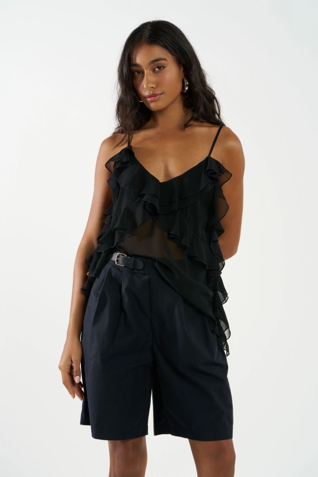 Vista 2 Blusa Colcci CLC preto Colcci CLC preto