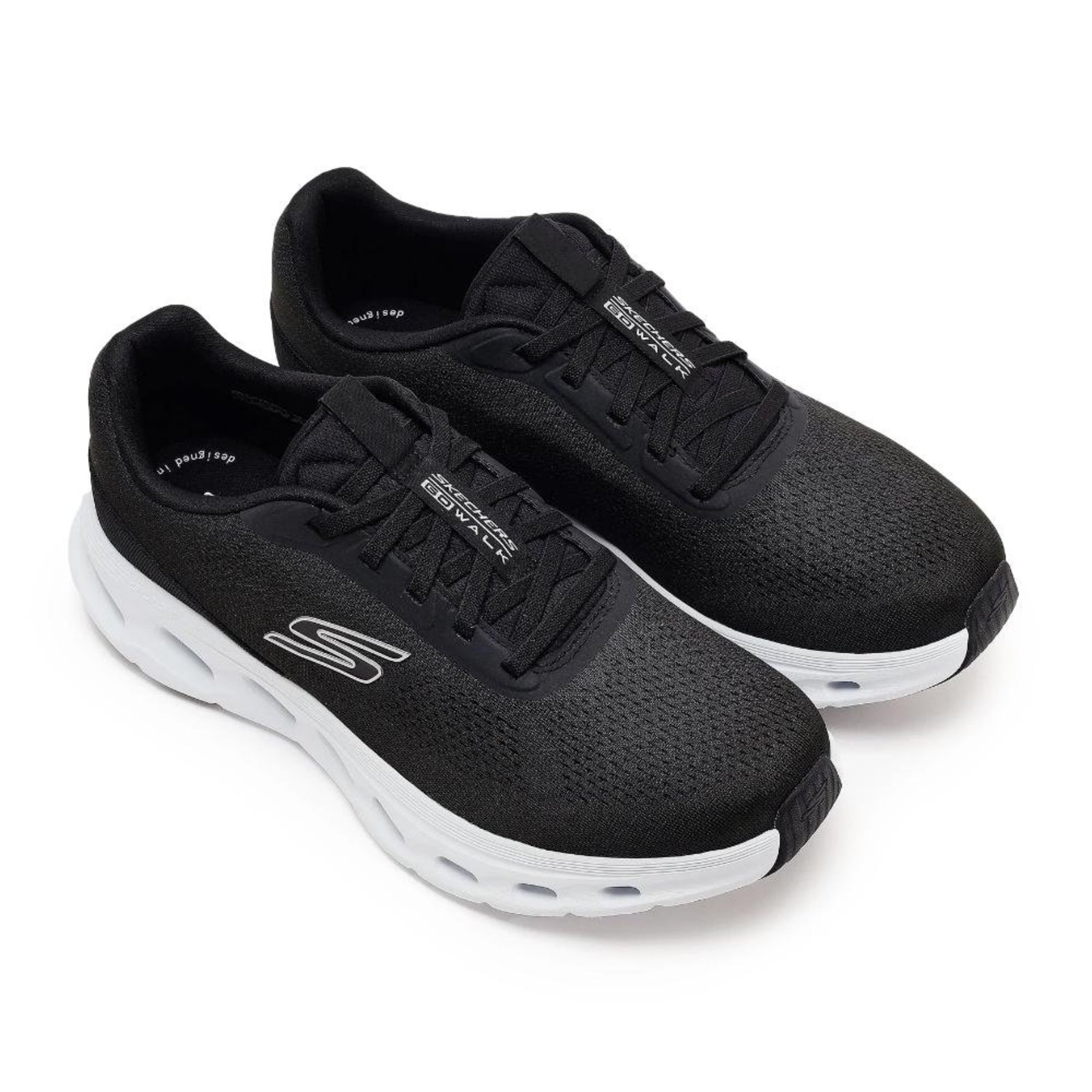 Tênis de Caminhada Skechers Go Walk Glide-Step 2.0 Masculino Preto