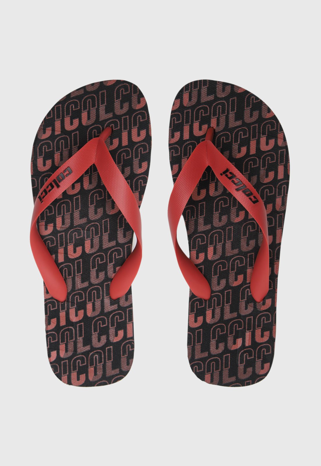 Chinelo Colcci De Dedo Logo Vermelho