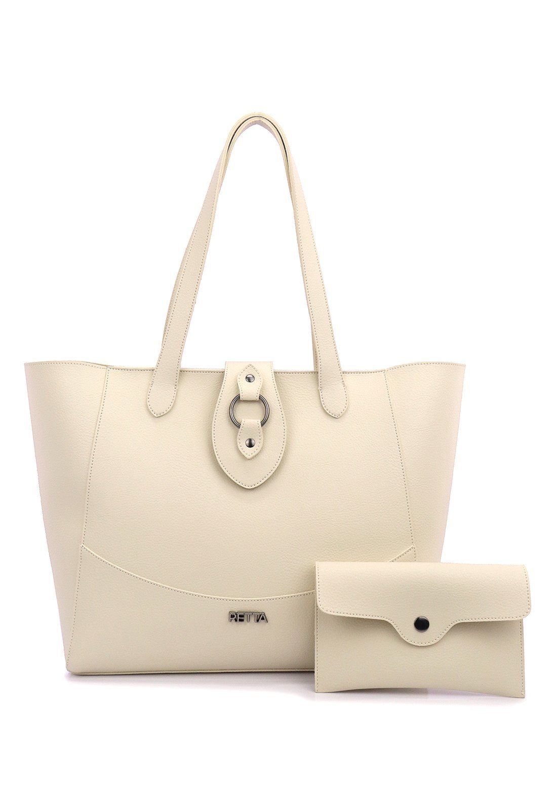 Bolsa Sacola Feminina Grande Elegante Com Carteira