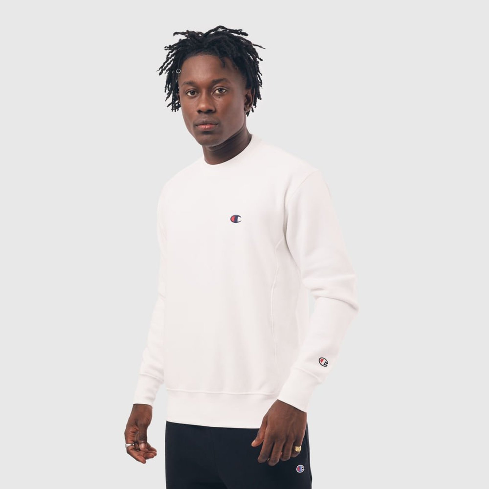 MOLETOM CHAMPION LIFE CREWNECK REVERSE WEAVE C LOGO