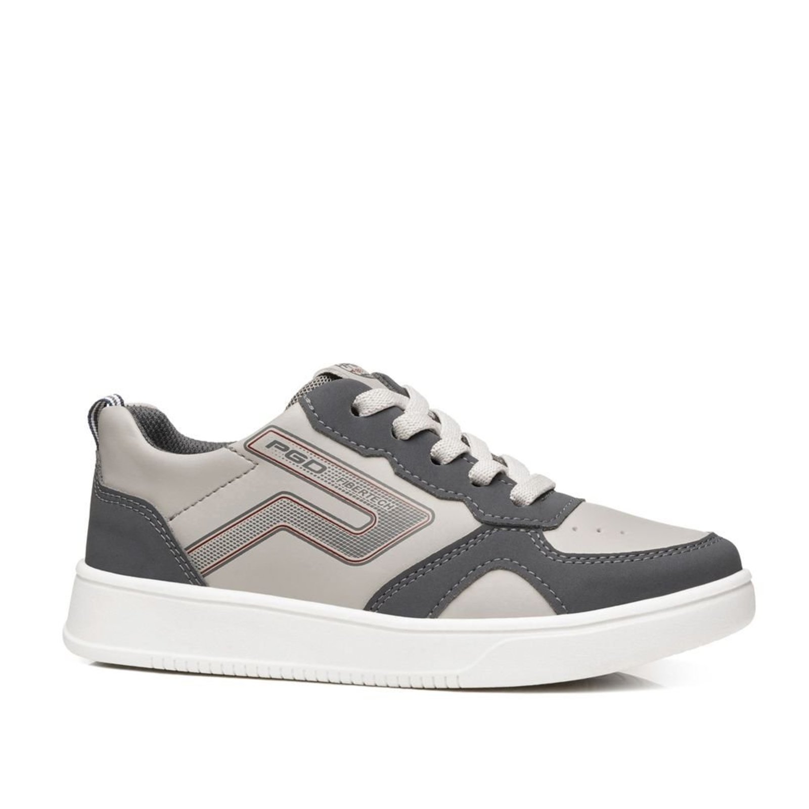 Infantil - Tênis Casual Pegada em Microfibra Silver 371909-05 Tênis Casual Pegada em Microfibra Silver 371909-05 35