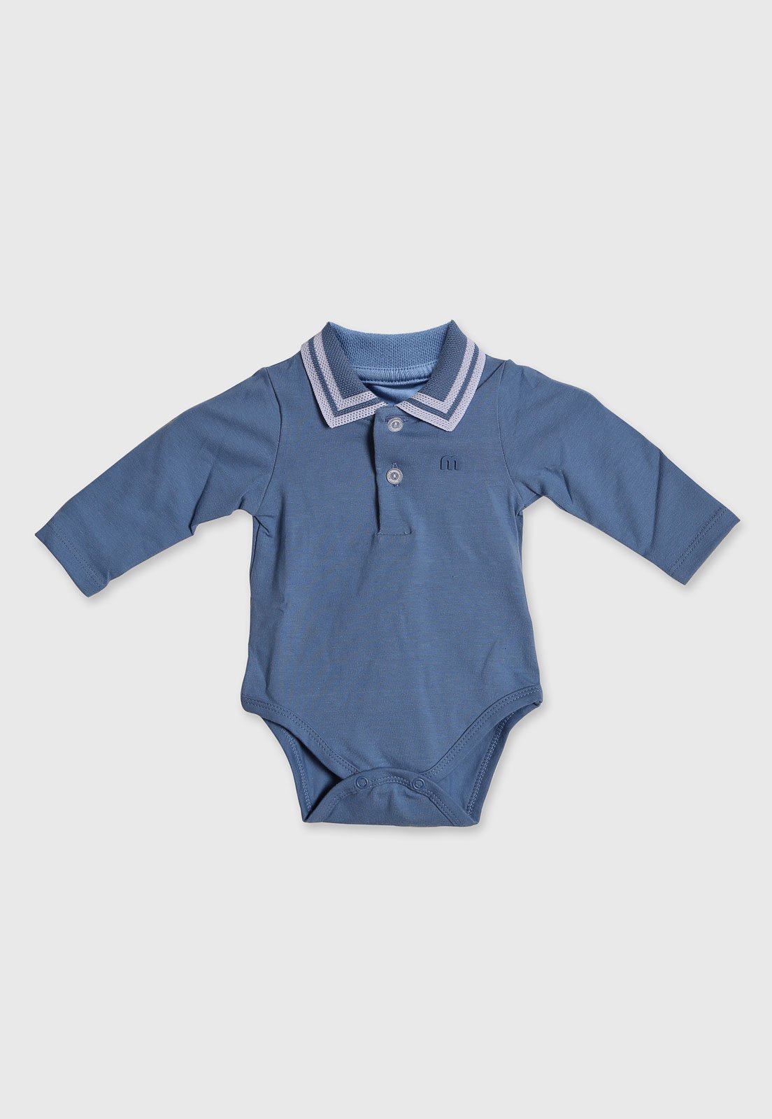 Infantil - Body Milon Gola Polo Azul