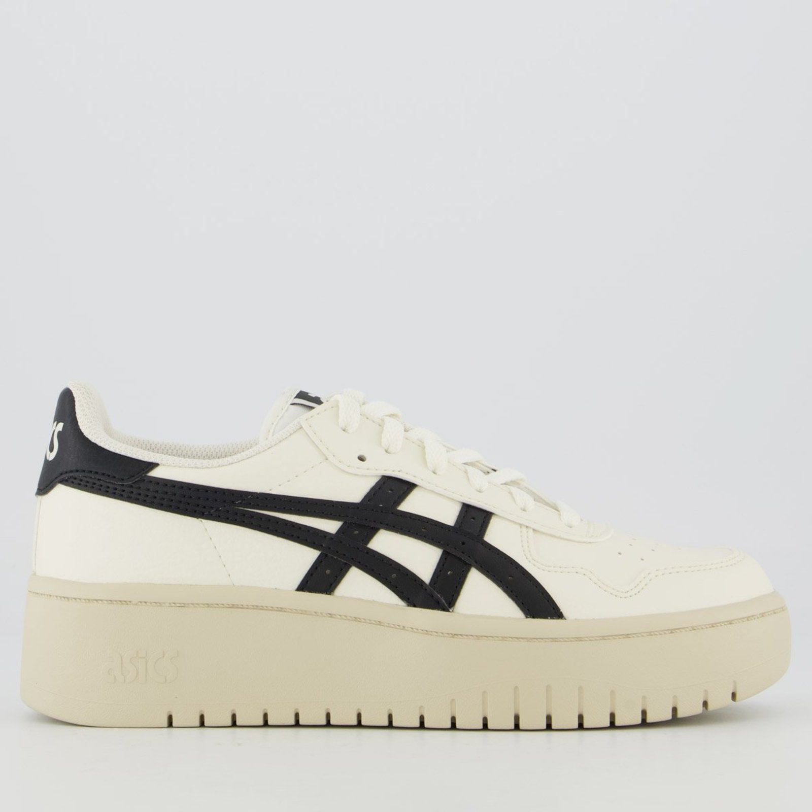 Tênis Asics Japan S PF Feminino Off White e Preto
