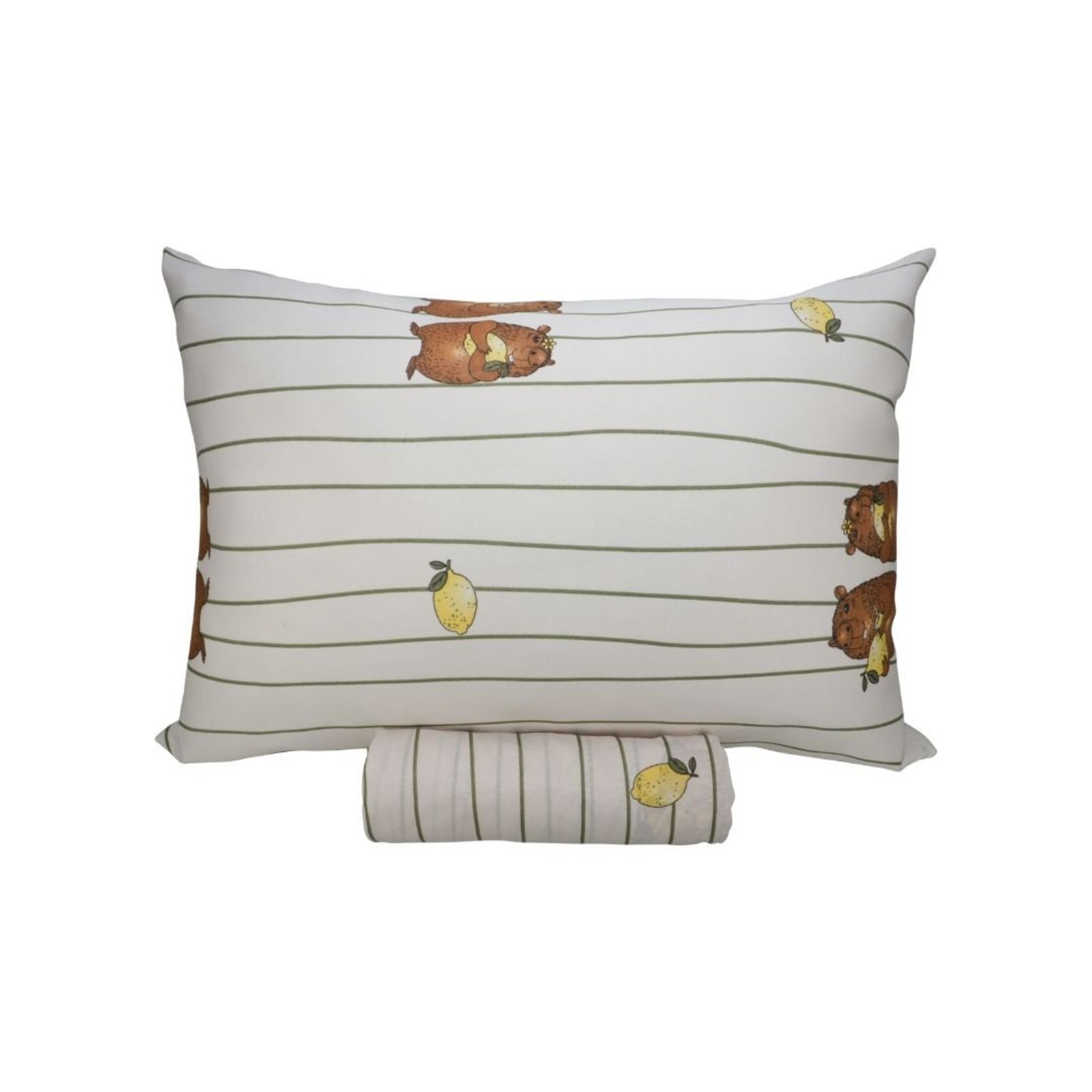 Fronha Avulsa Estampada Doce Vida Capivara