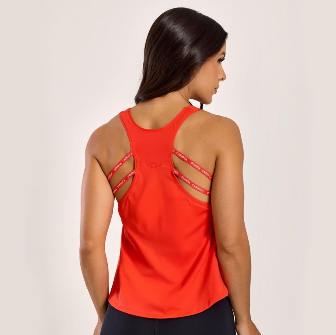 Regata Relax Elástico Personalizado Vermelho Beach Club Poliamida Soft Donna Carioca