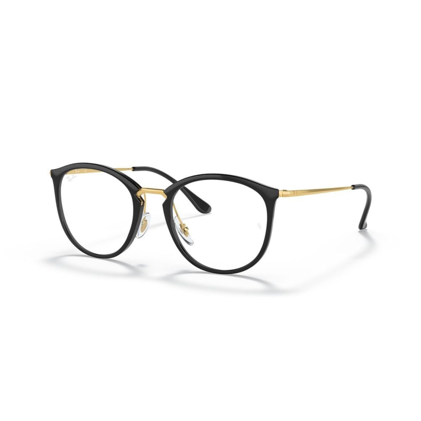Vista 2 Óculos de Grau Ray-Ban RB7140 - Preto preto grau Ray-Ban preto grau