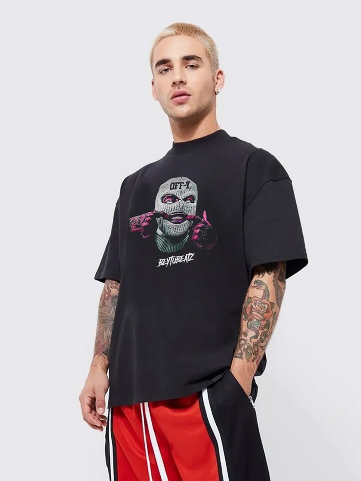 Camiseta Oversized Streetwear Off-Y Bandit