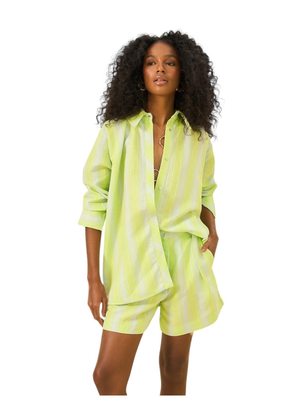 Camisa Open Liatrada Limho Verde