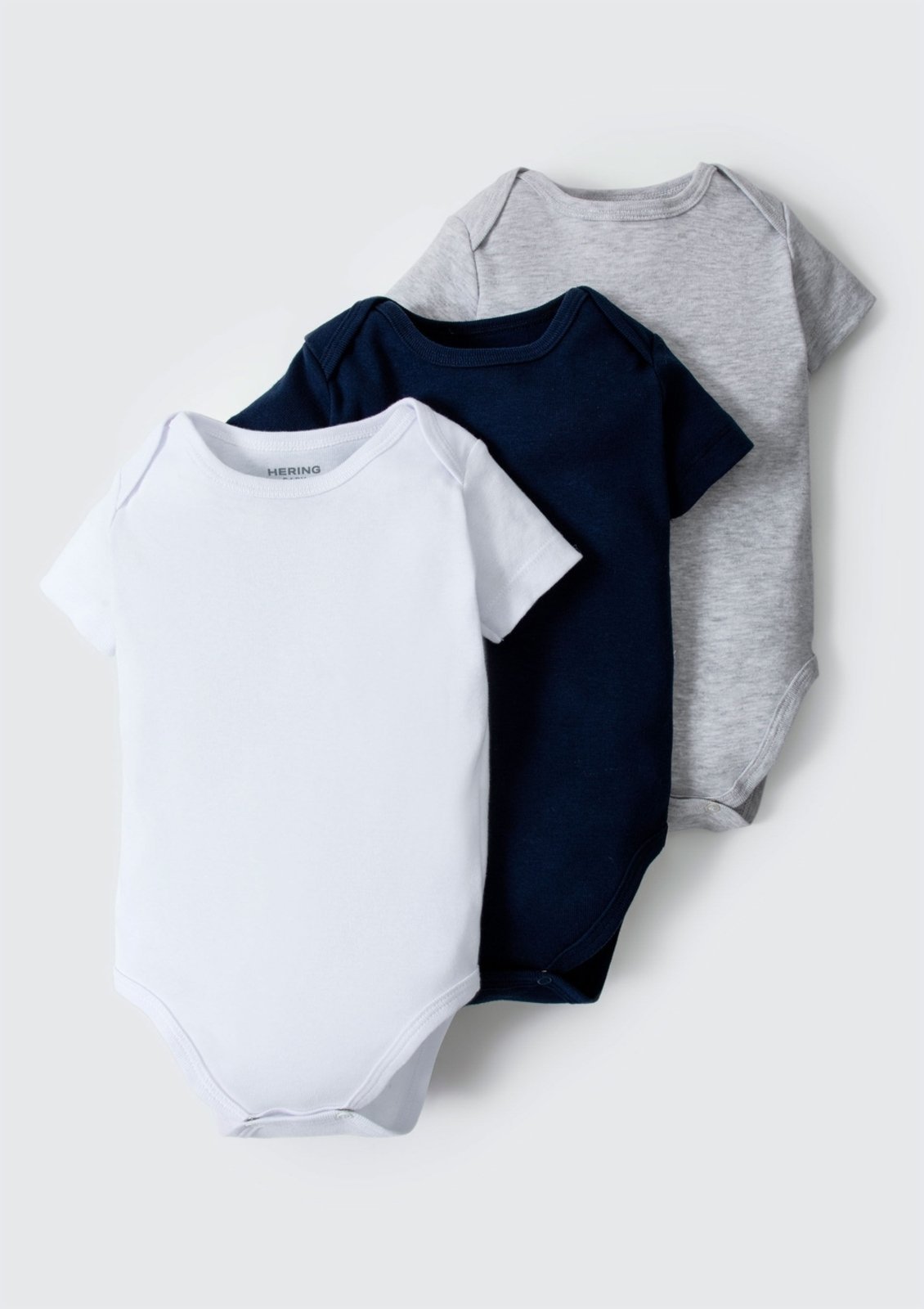 Infantil - Kit Com 3 Bodies Unissex Em Ribana Hering