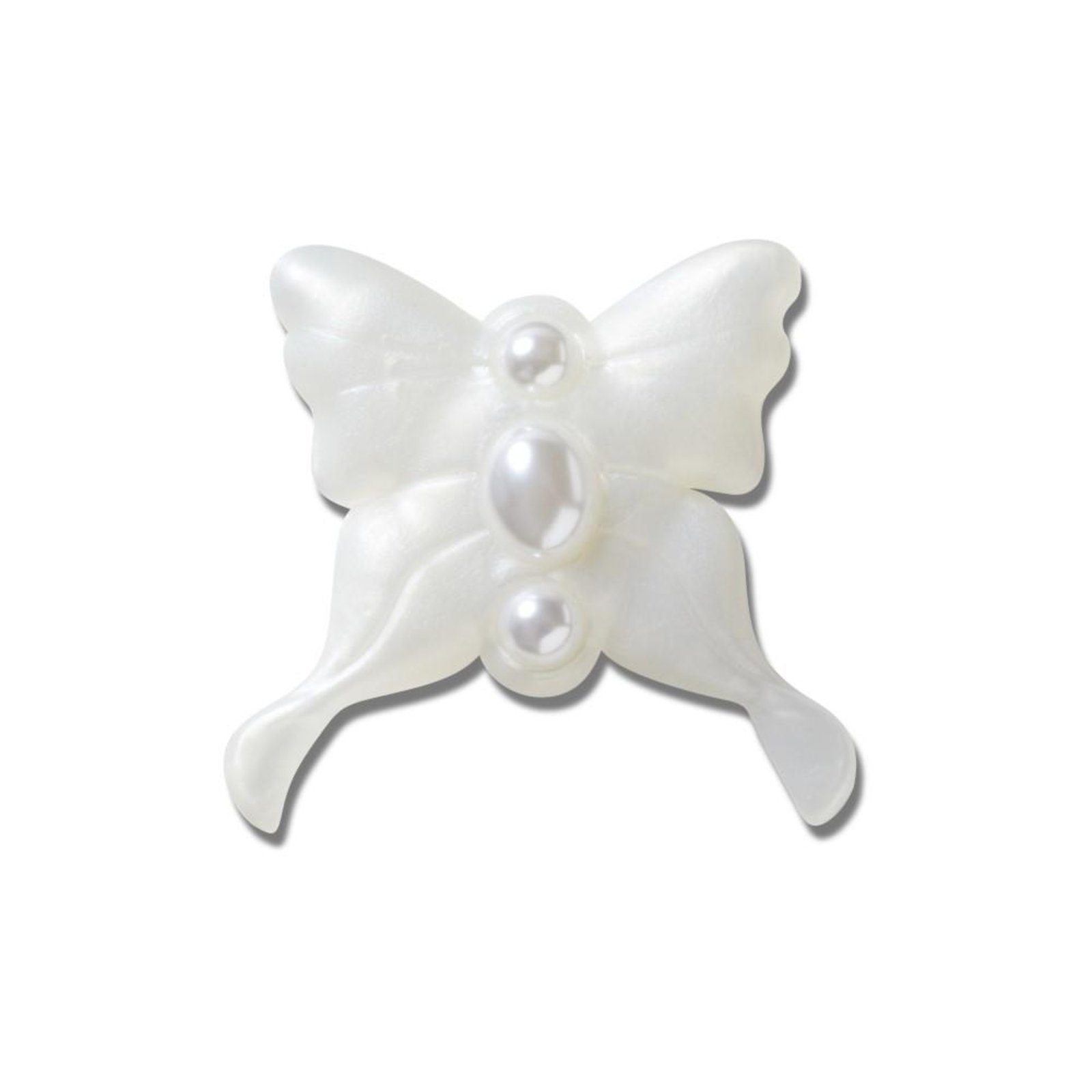 Vista 2 Infantil - Jibbitz™ Meta Jelly Borboleta Branca Crocs branco