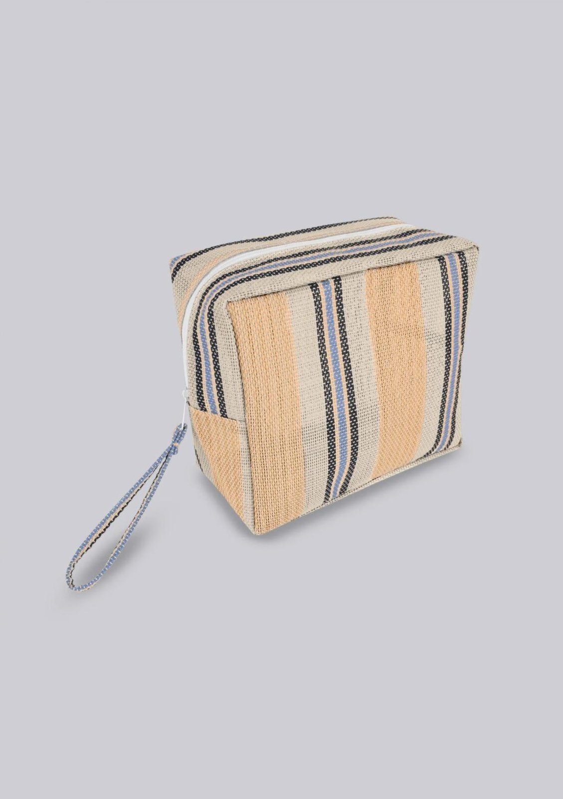 Vista 3 Necessaire Feminina Listrada Hering laranja Hering laranja