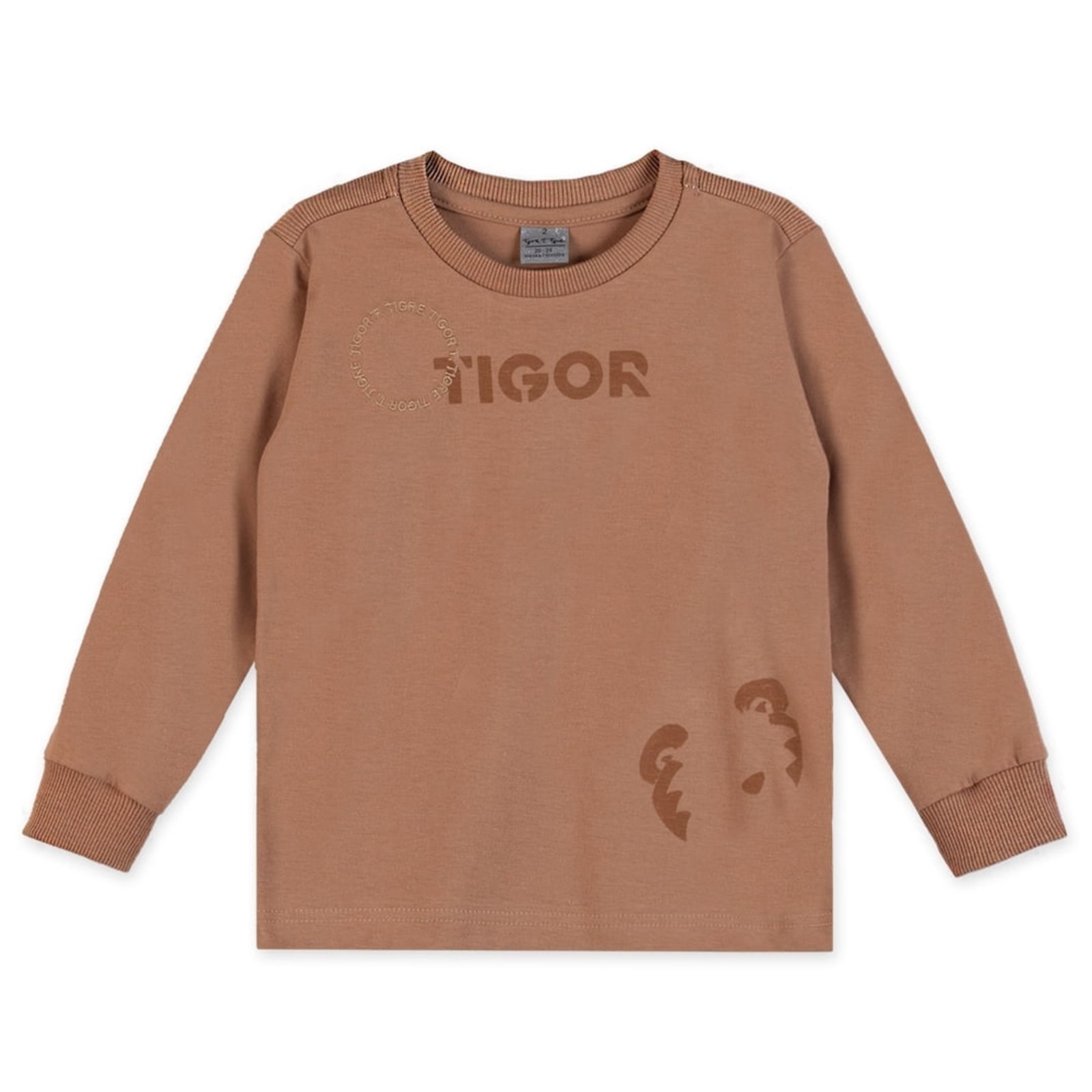 Infantil – Camiseta Manga Longa Masculino Tigor T. Tigre