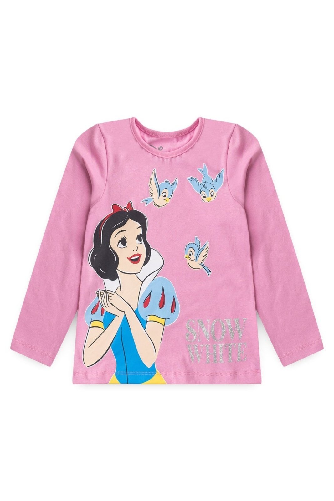 Infantil – Blusa Disney Branca de Neve Feminina Rosa