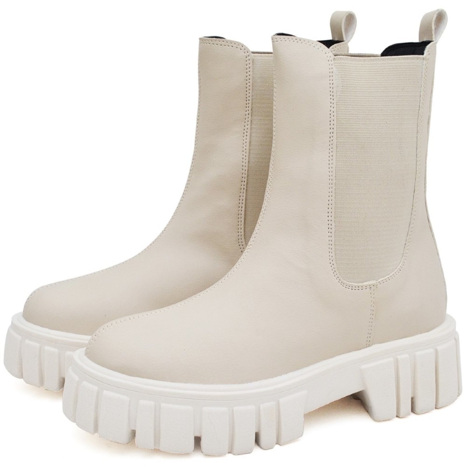 Bota Coturno Feminino Tratorada Cano Médio Chelsea DUBUY 1506FG