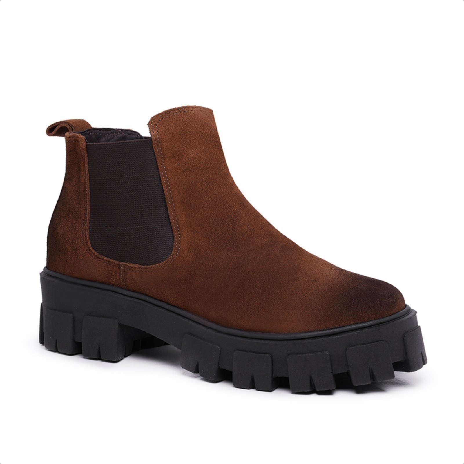 Bota Chelsea Masculina Malbork Marrom Ferrugem com Solado Tratorado 24788MF
