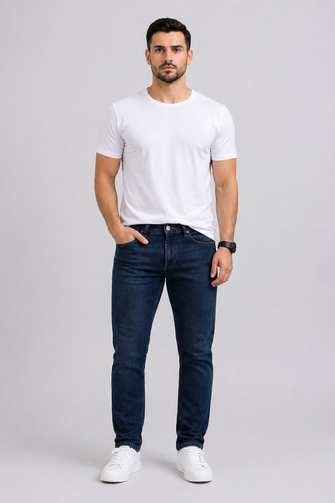 Calça Slim D Bell Outlet Fashion Azul