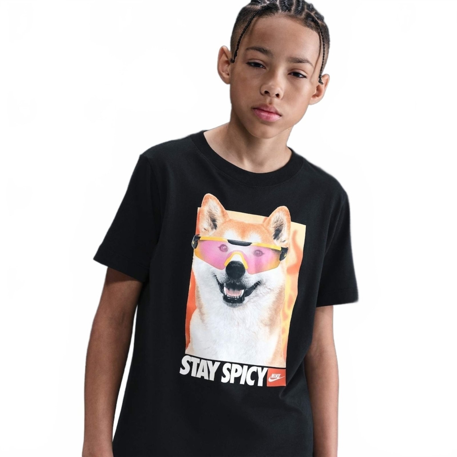 Infantil – Camiseta Nike Sportswear Shiba