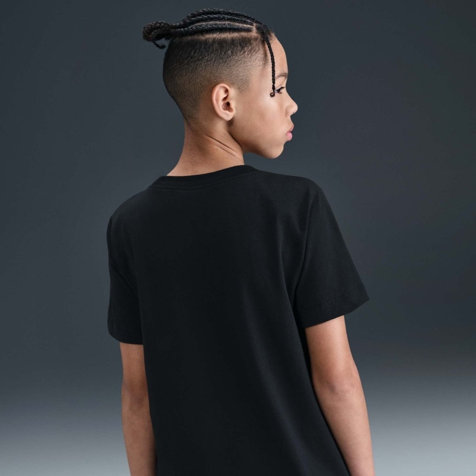 Vista 3 Infantil - Camiseta Nike Sportswear Shiba preto Nike preto