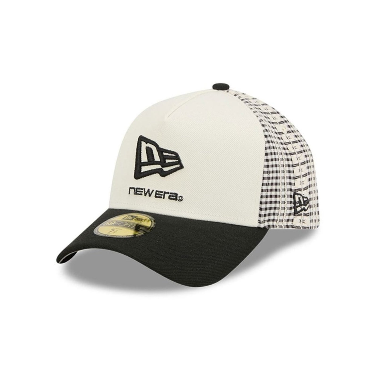 Bone New Era 59FORTY Aframe Branded