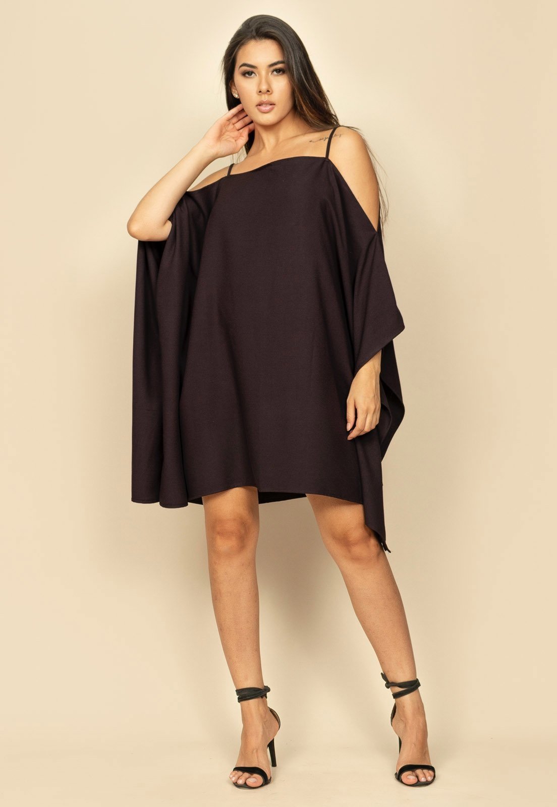 Vestido Kaftan Amazonia Vital Garaguá Canário Preto