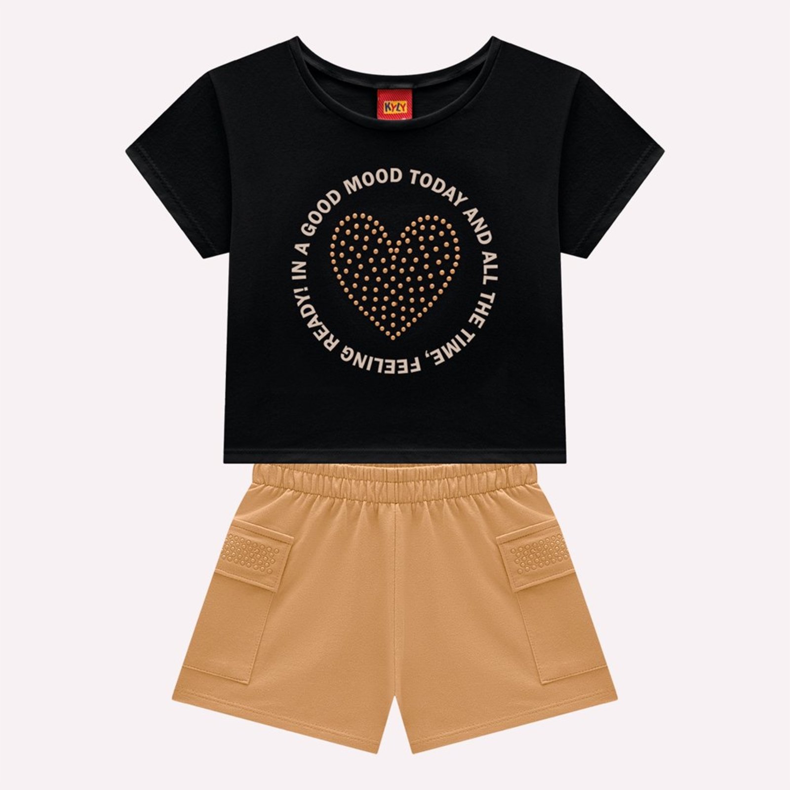 Infantil - Conjunto Menina com Strass Kyly