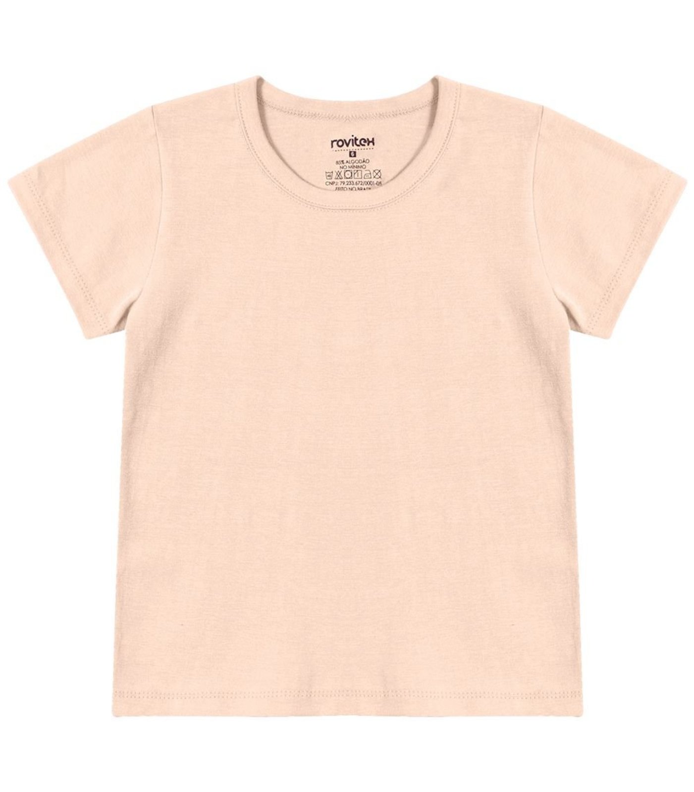 Infantil - Blusa Básica Cotton Leve Rovi Rosa