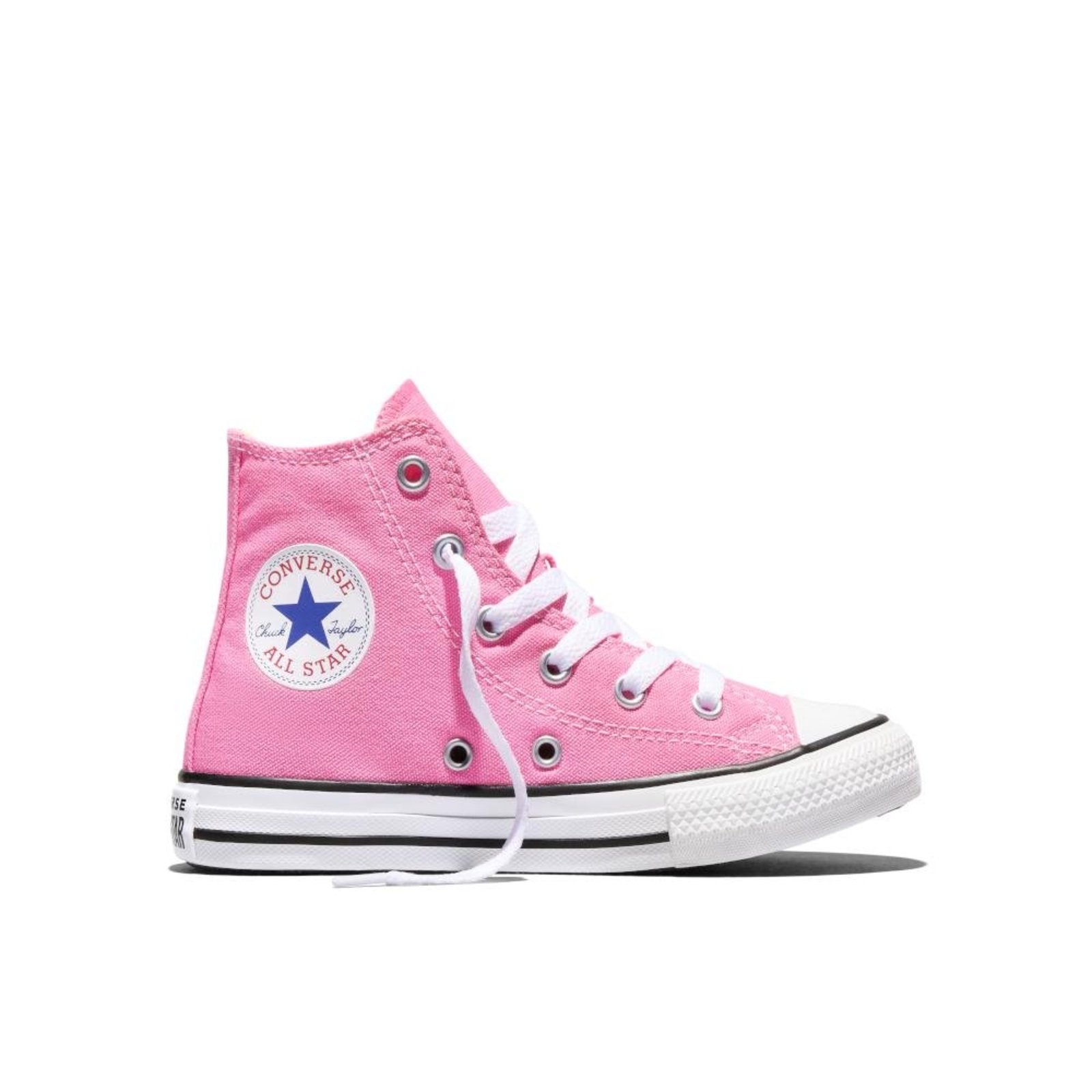 Infantil - Tênis Juvenil Chuck Taylor All Star Canvas Cano Alto Rosa