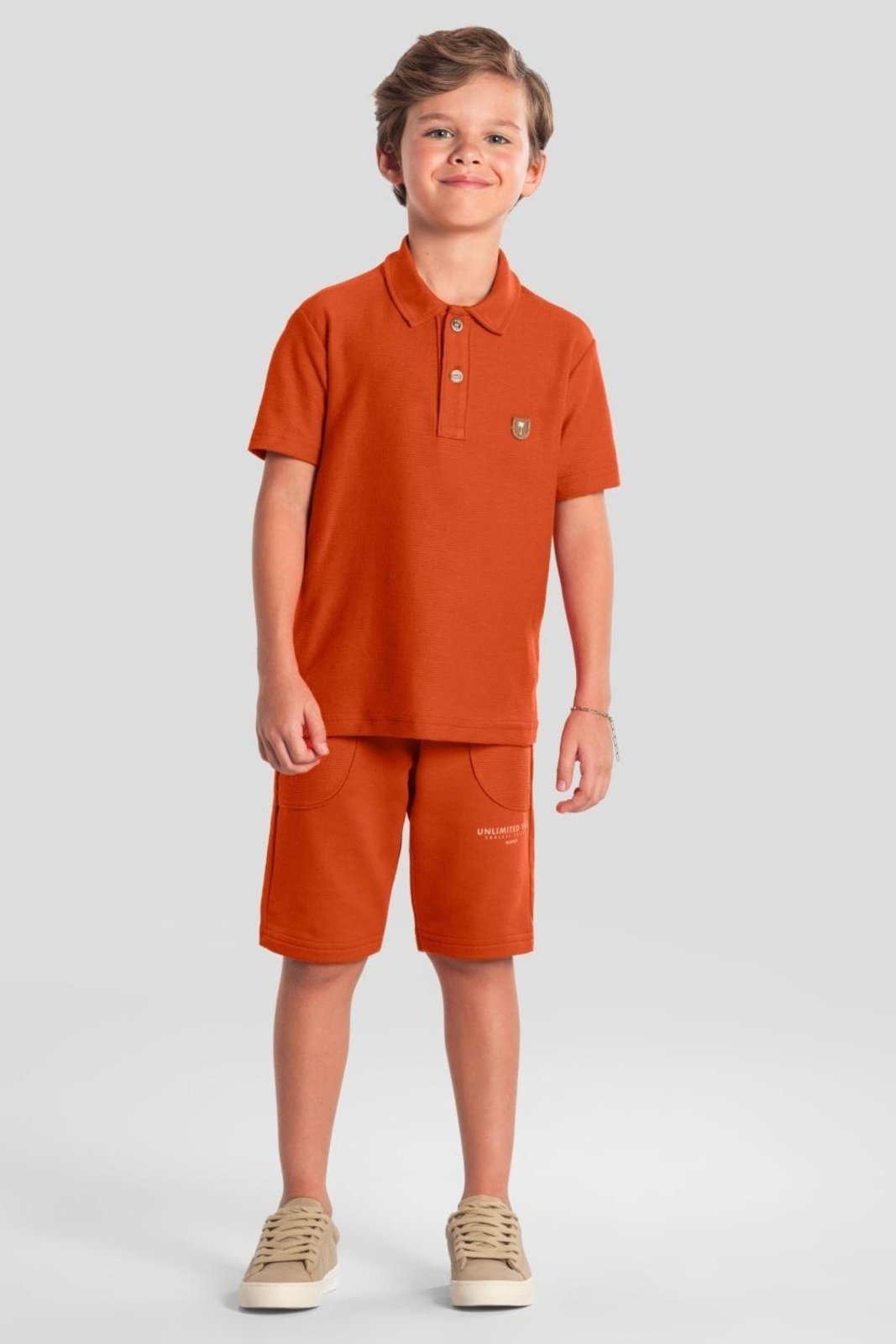 Infantil - Conjunto menino com polo Mundi