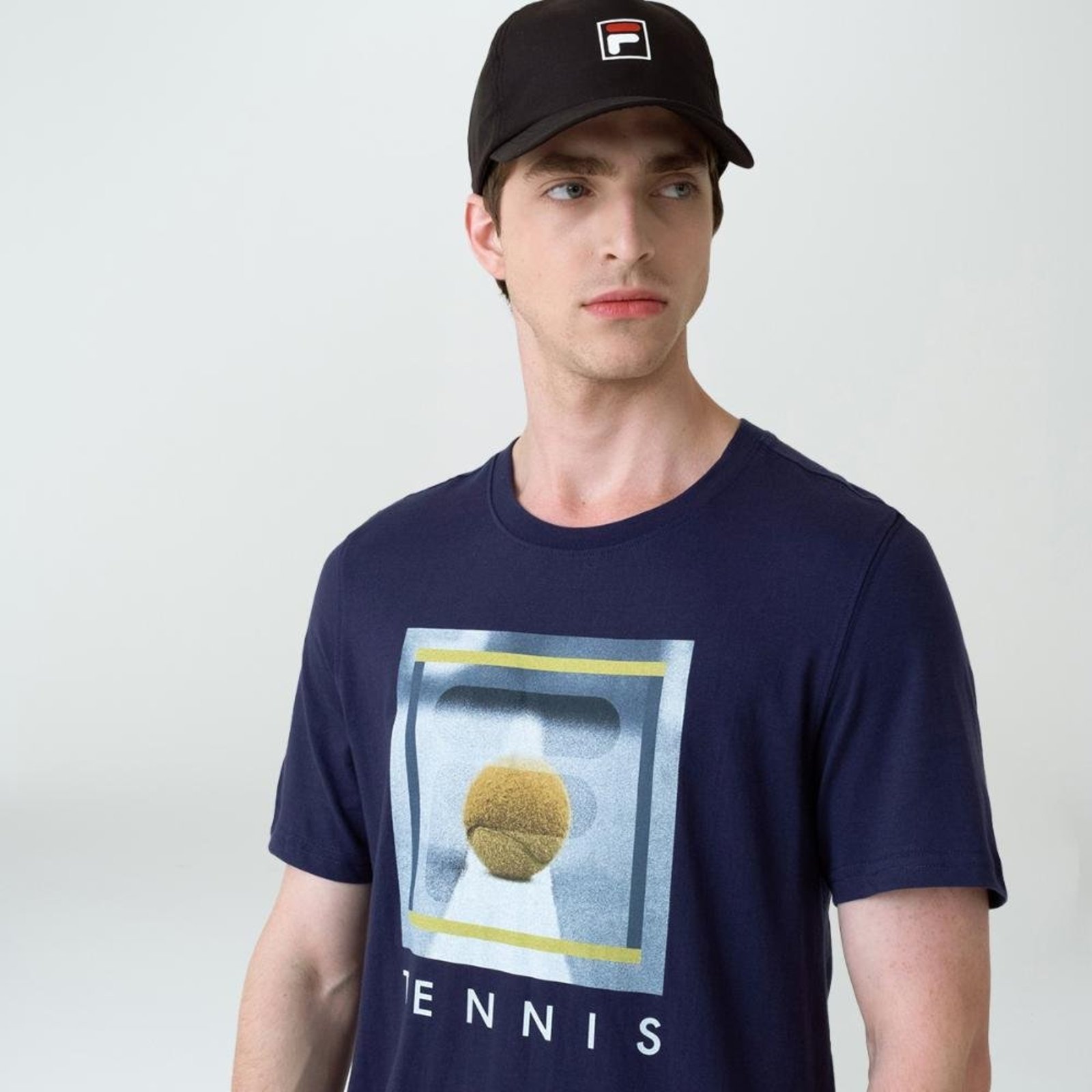 Camiseta Fila Tennis Masculina Incolor