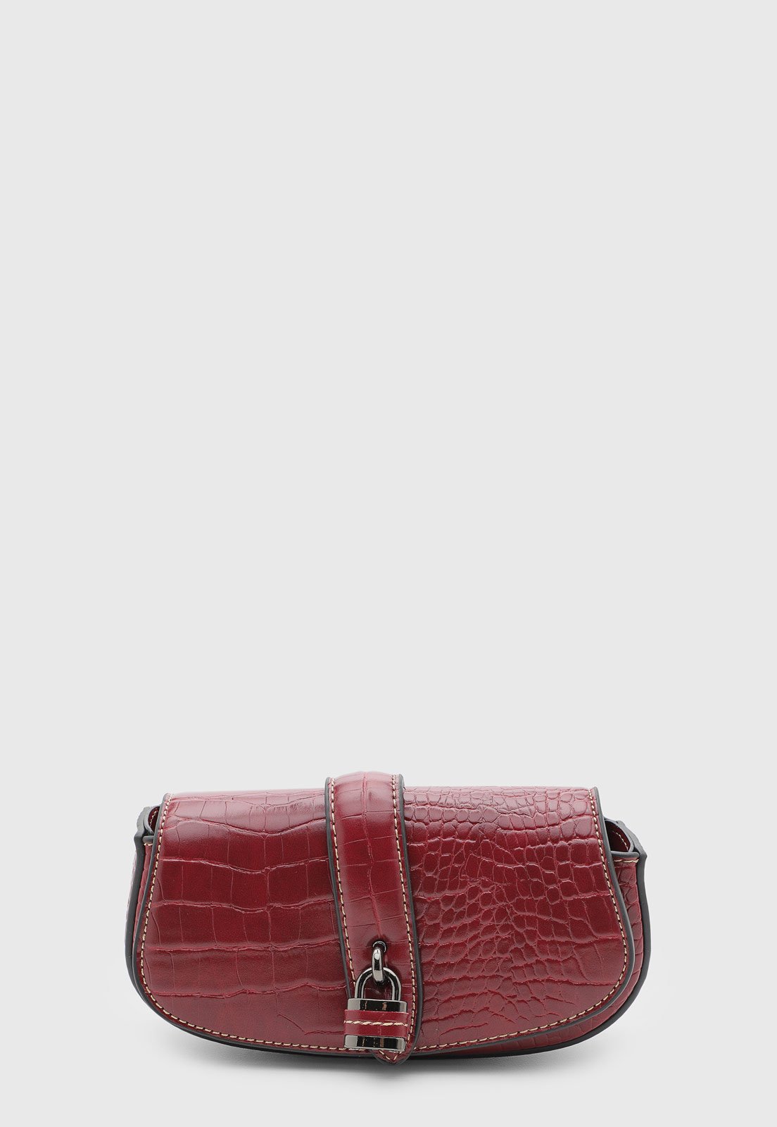 Bolsa Feminina Santa Lolla Croco Vermelha