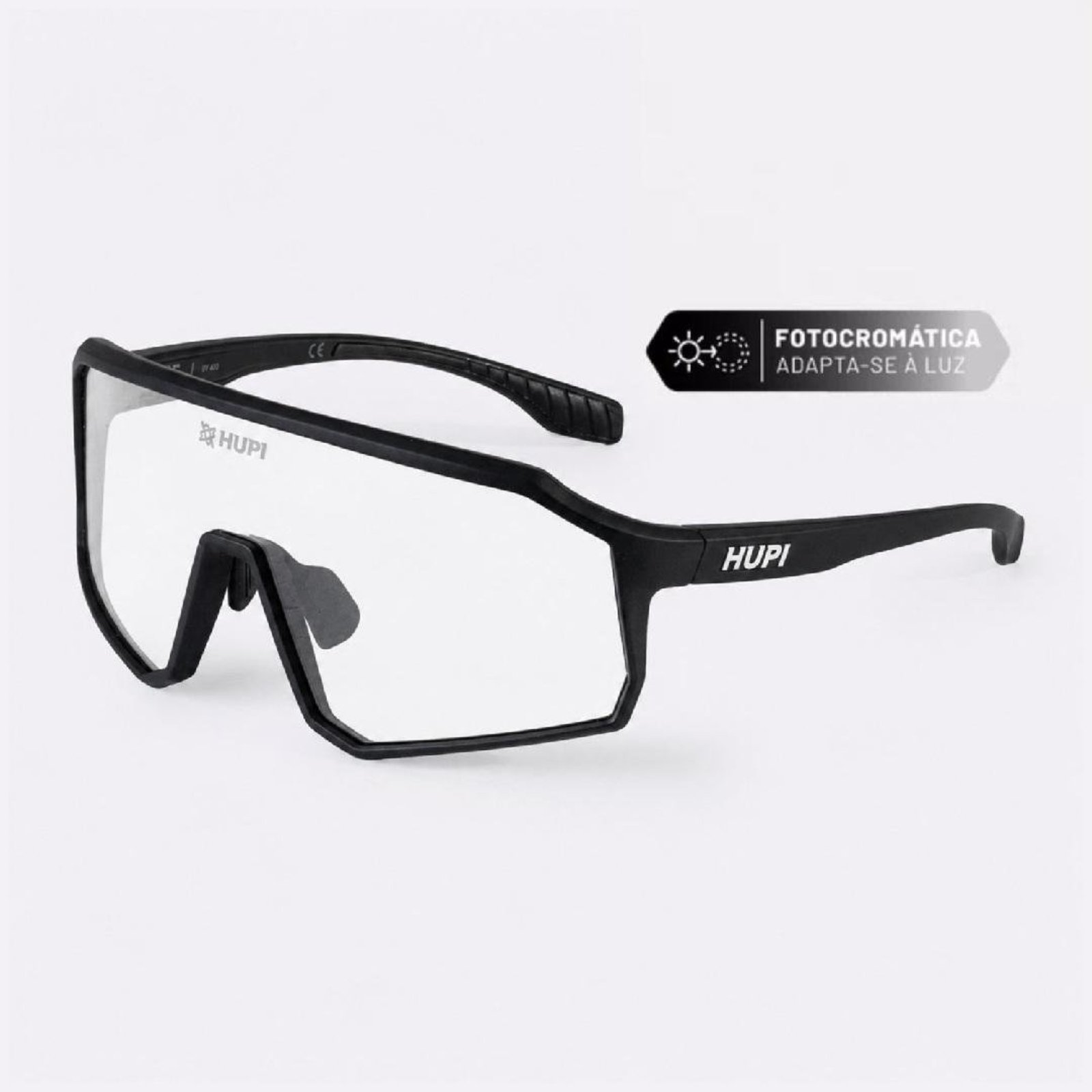 Óculos HUPI Edge Preto Lente Fotocromática Incolor