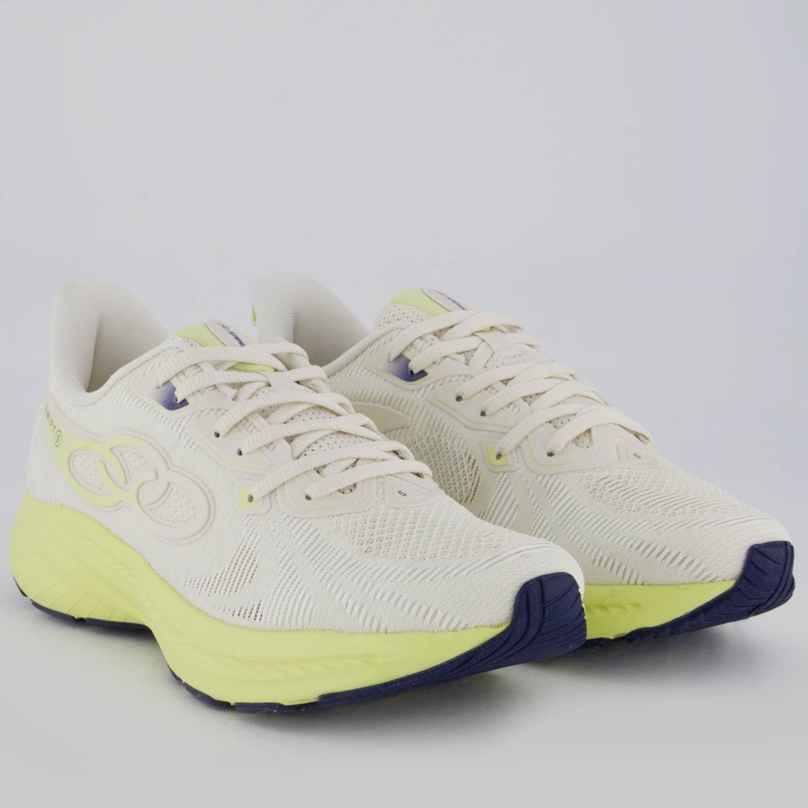 Vista 3 Tênis Olympikus Swift 5 Cinza e Verde Feminino cinza verde OLYMPIKUS cinza verde