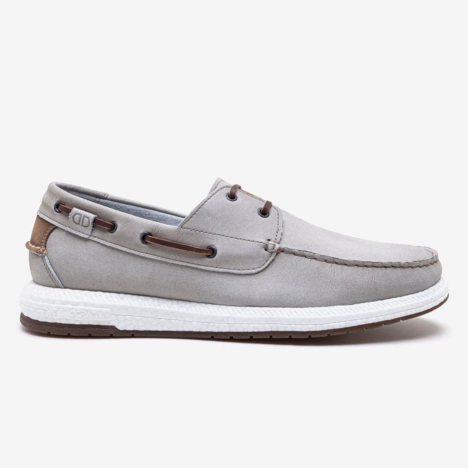 Mocassim Democrata Casual Cinza
