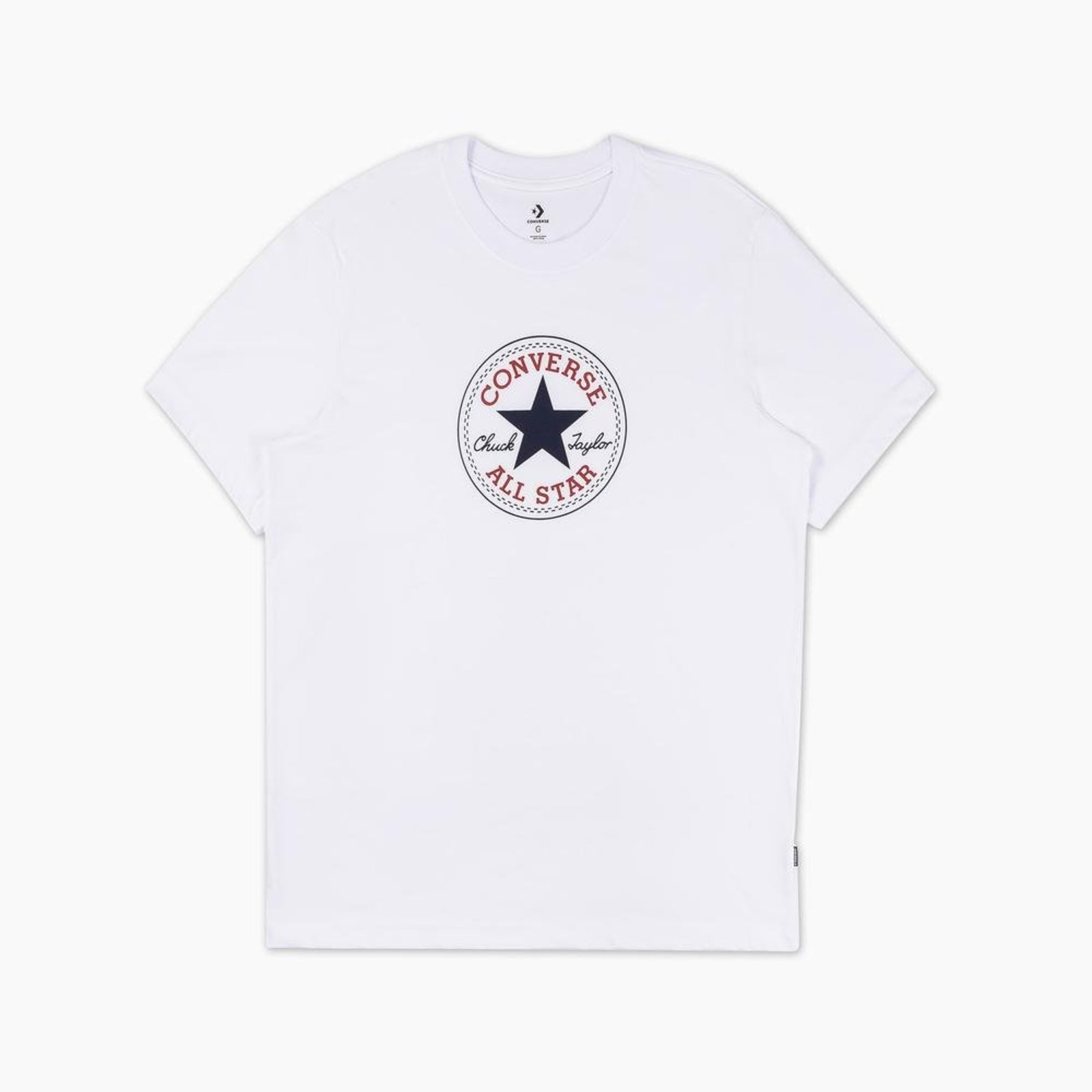 Camiseta Converse Patch Logo Standard Fit Unisex Branco