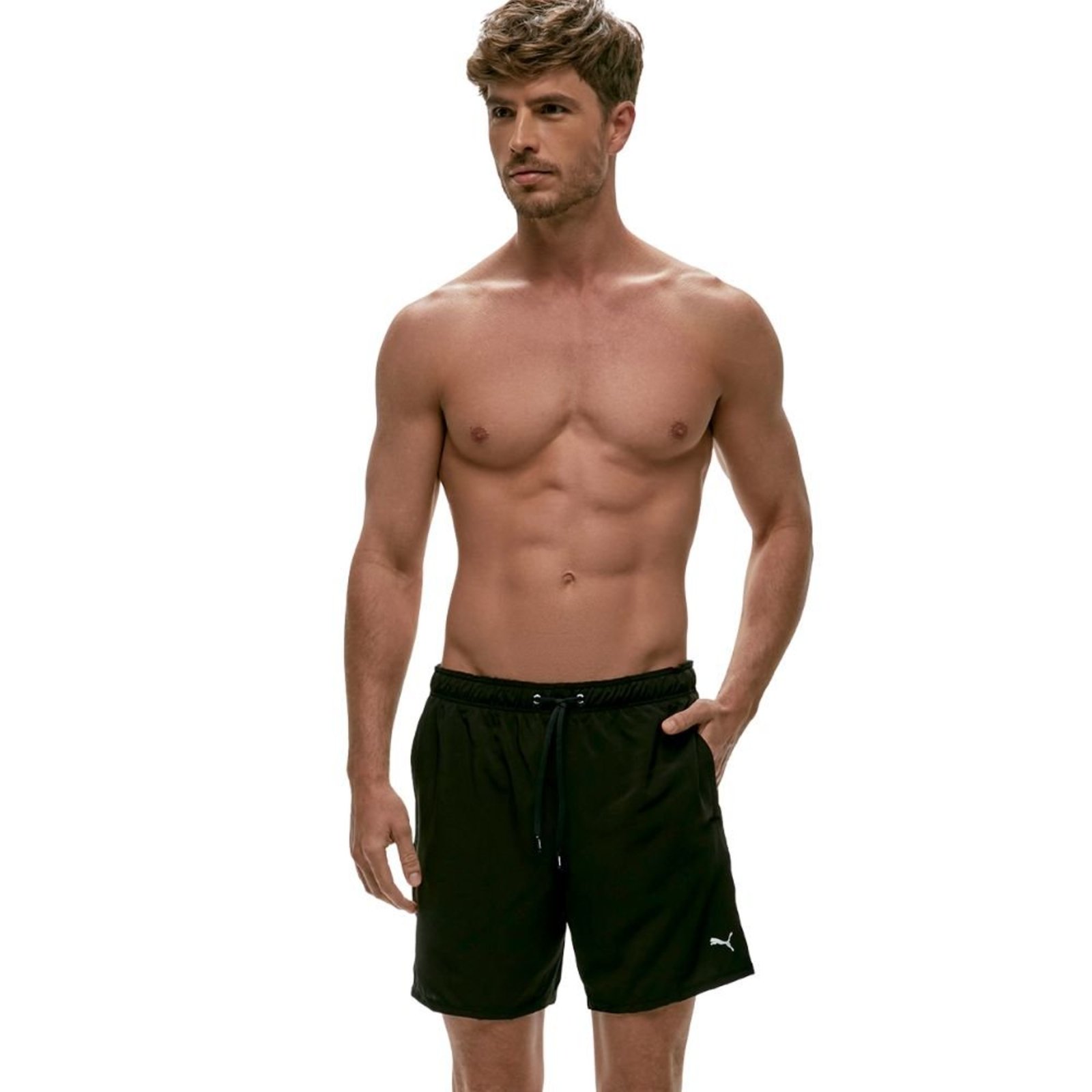 Shorts Médio Praia Liso Adulto Puma 26170