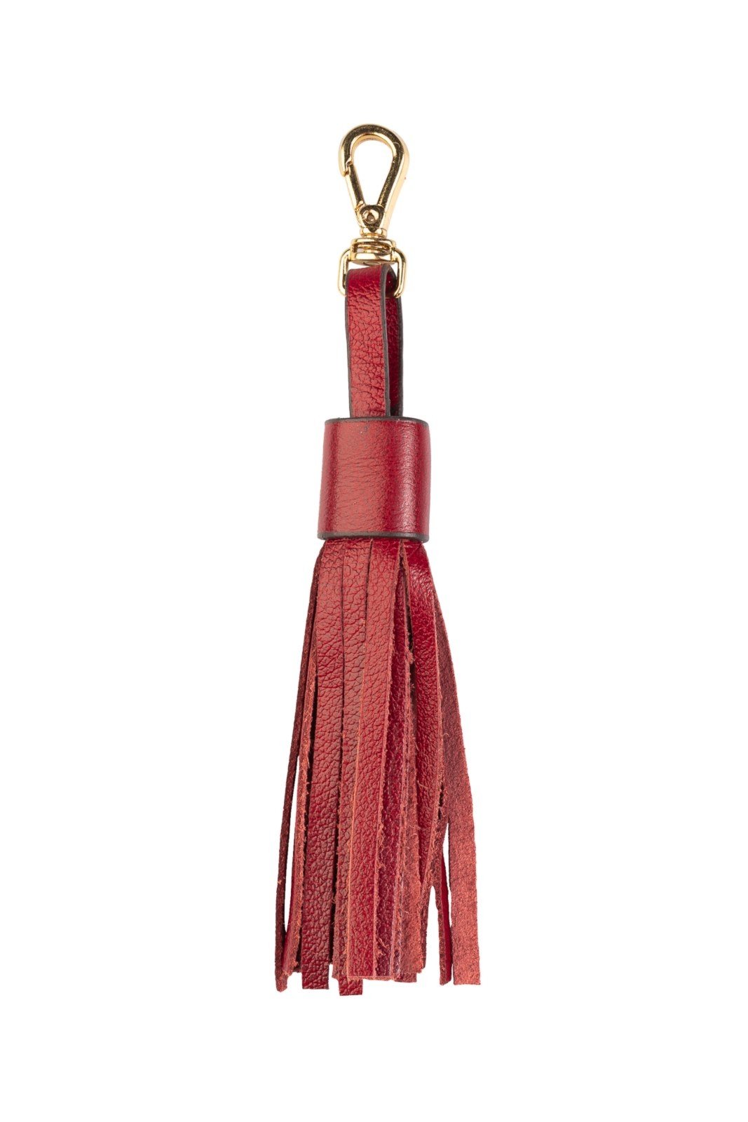 Vista 2 Chaveiro Andrea Vinci Tassel Franja Em Couro - Vermelha verde militar Andrea Vinci verde militar