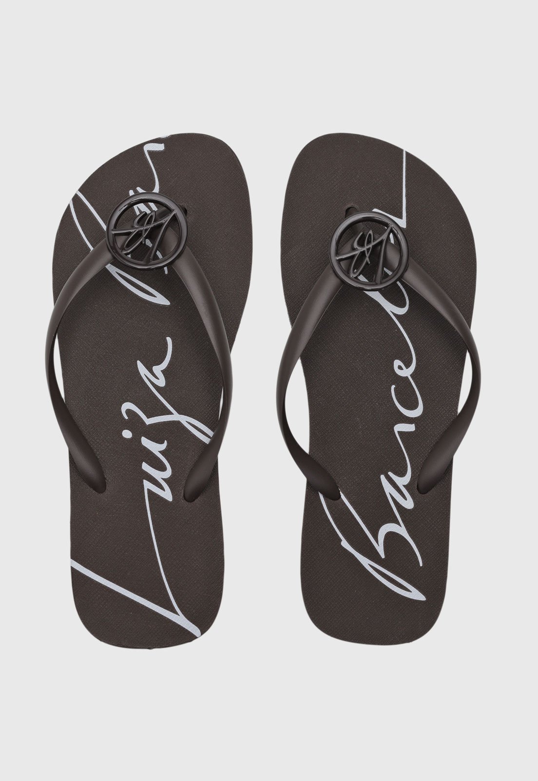 Chinelo Feminino Luiza Barcelos Dedo Marrom